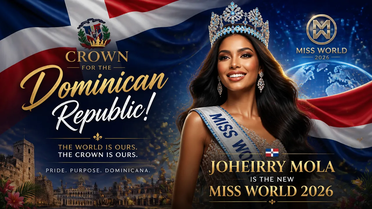 Joheirry Mola coronada Miss Mundo 2026